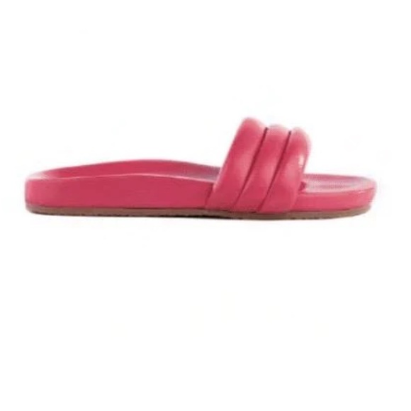 NWOT SEYCHELLES Low Key Puffy Classic Slide in Fuchsia - Picture 8 of 9
